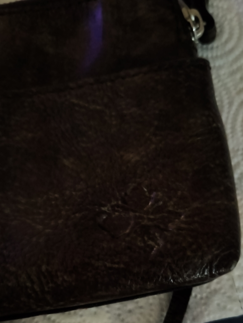 Patricia Nash Tooled Leather Crossbody Bag/Wristlet - Picture 3 of 10